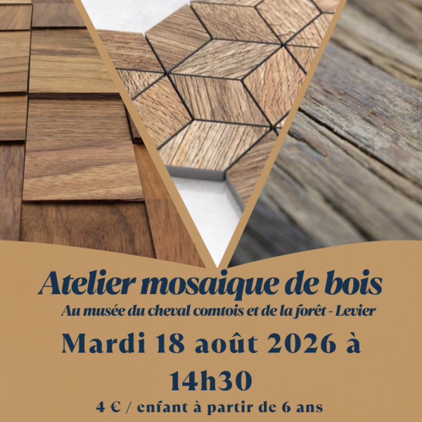 Atelier enfant – Mosaïque de bois