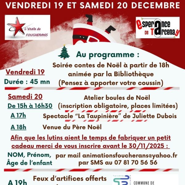 Foucherans fête Noël