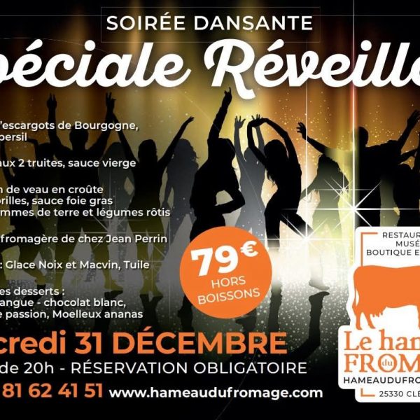 Soirée dansante spécial Réveillon au Hameau du fromage