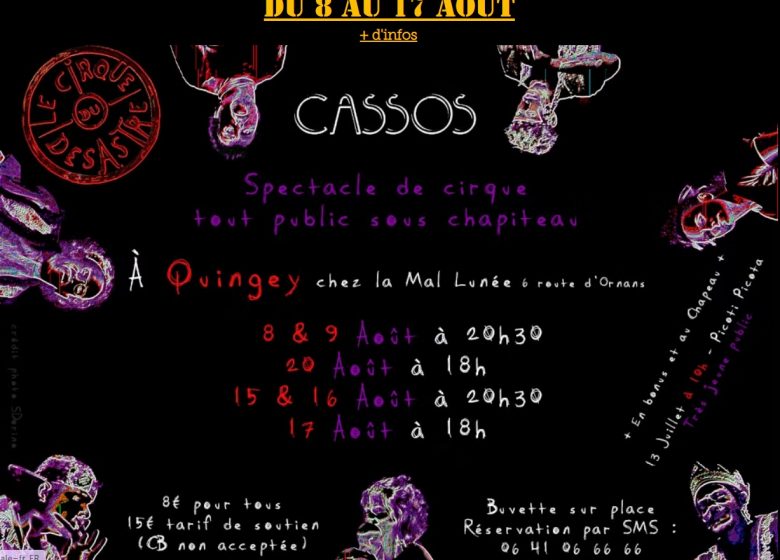 Affiche Cirque Cassos