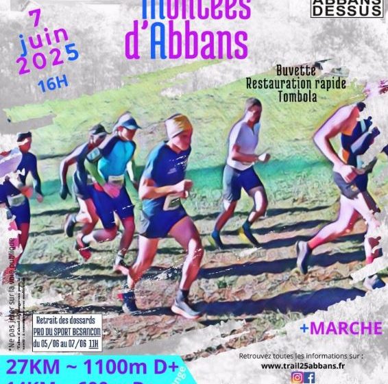 Trail Montées d’Abbans