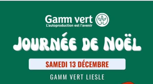 Journée de Noël à Gammvert