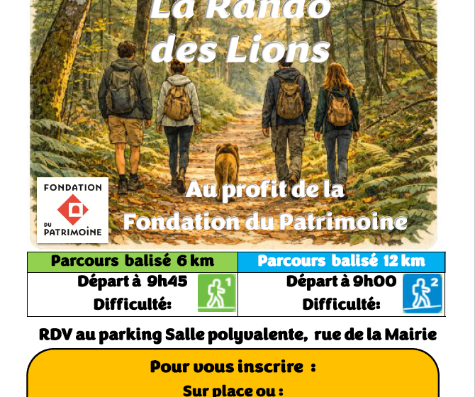 Rando des Lions