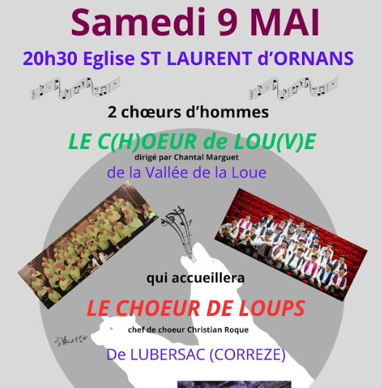 Concert 2 choeurs d&rsquo;hommes
