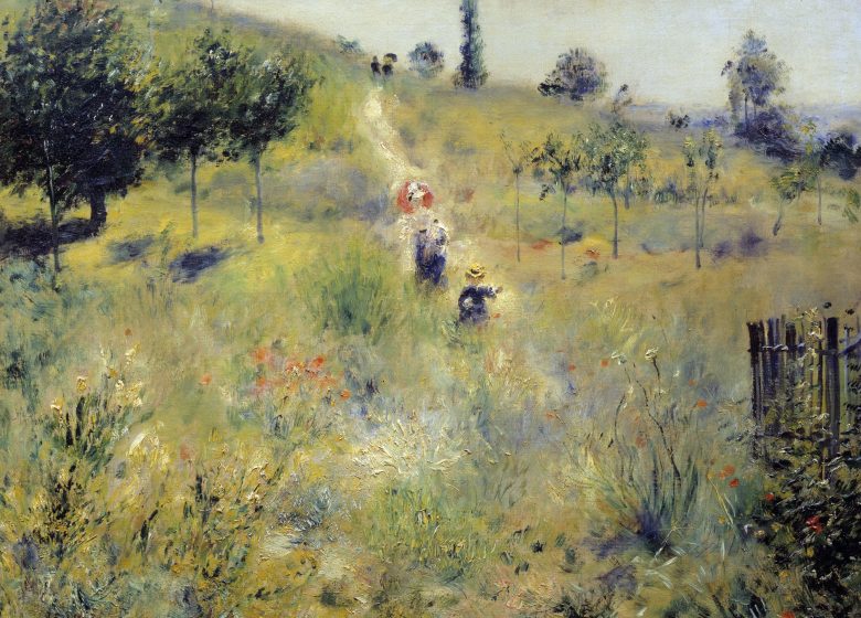 Renoir, Chemin montant dans les hautes herbes