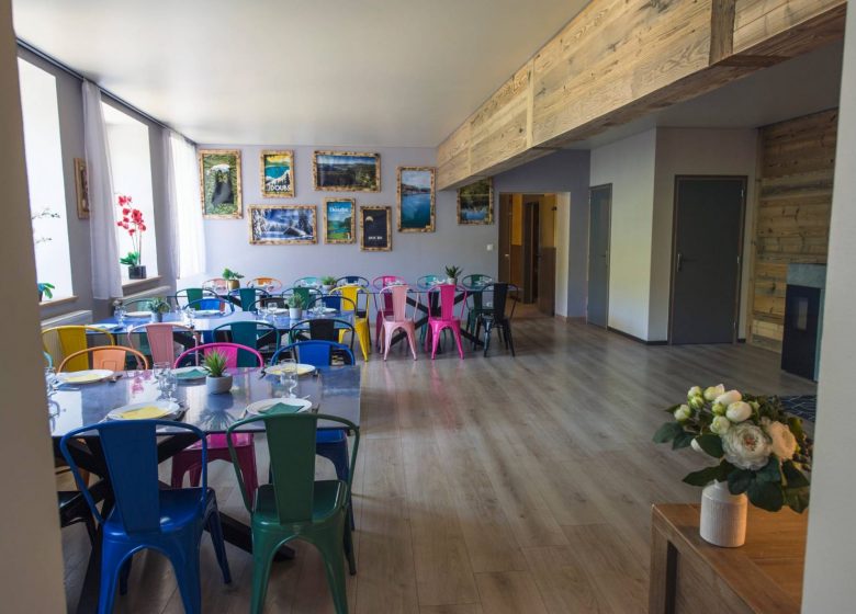 Gîte de la Truite d&rsquo;Or – salle à manger