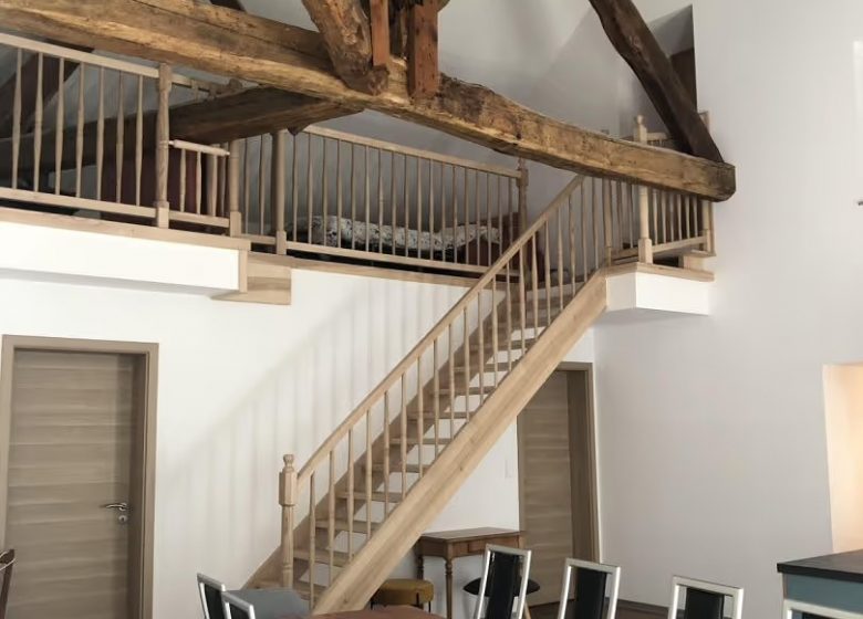 Gîte des Cerisiers, neuf, de 6 à 12 personnes, Vallée de la Loue 2