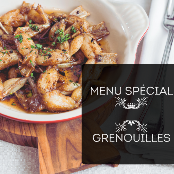 Menu Grenouilles au P&rsquo;tit Lieslois