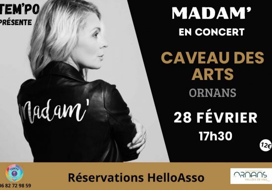 Concert MADAM&rsquo;