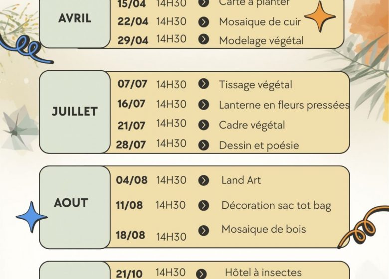 Programme Animations enfant 2026 – 1