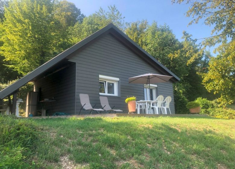 chalet bas de butte