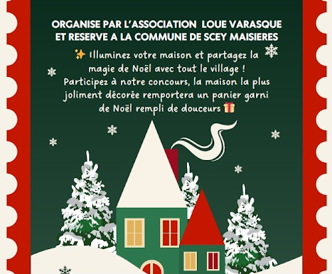 Concours de décoration extérieure de Noël