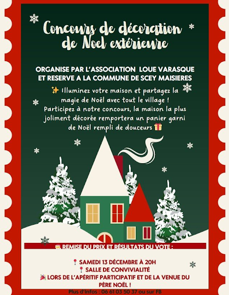 Concours de décoration extérieure de Noël