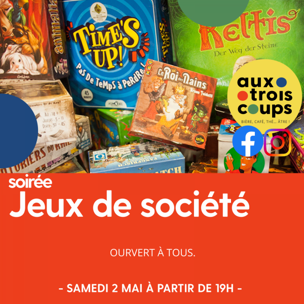 Soirée jeux de société