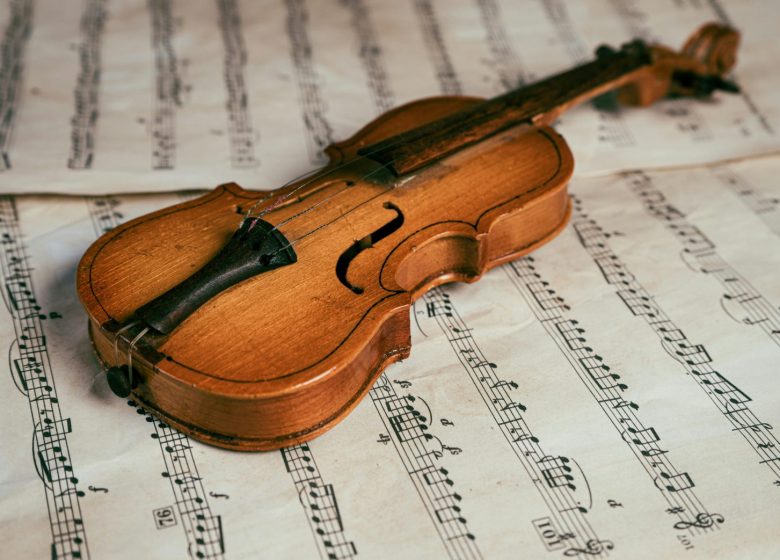Harpe et violon