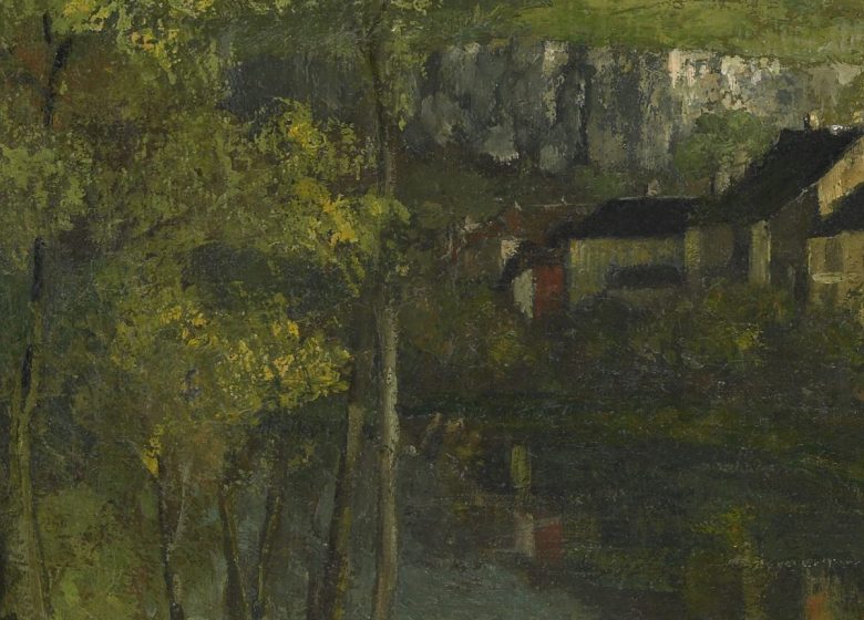 Gustave Courbet, Le miroir d&rsquo;Ornans (détail)
